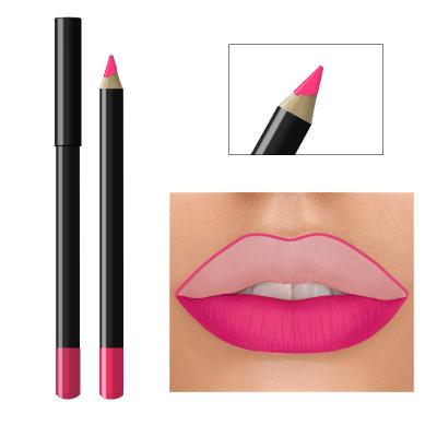 China Waterproof Hot Seller Low MOQ 20-Color Multi-fuctional Waterproof Lip Liner Easy-to-color Lipstick Pencil Neutral Lip Liner Pencil for sale