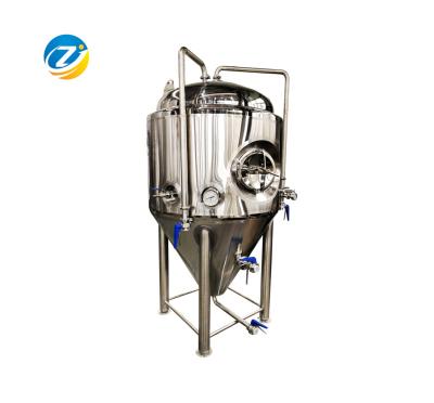 China Fermentation stainless steel fermenter 500 liters tanque de cono lower brewery for sale