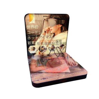 China Adjustable Custom Eye Massage Display Table Acrylic Material Display Stand for sale