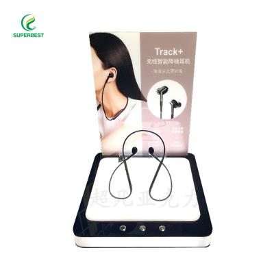 China Stylish Acrylic Merchandise Headphone Display Bracket Advertising Background Display for sale