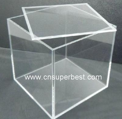 China Handmade made in China good quality clear acrylic box with lids for sale