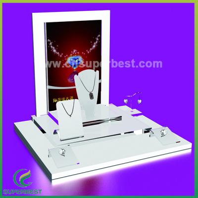 China China Factory Supply Custom Price Eco-Friendly Large Desktop Acrylic Jewelry Display Rack for sale