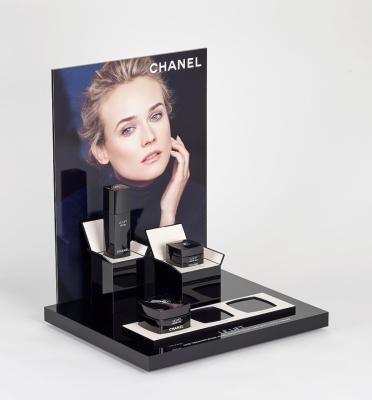 China Custom Countertop Acrylic Jewelry Display Stand Eco - Friendly Desktop With Custom Bottom for sale