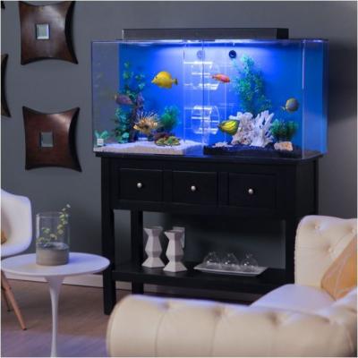 China Factory wholesale transparent cube acrylic fish tank viable supply large for sale