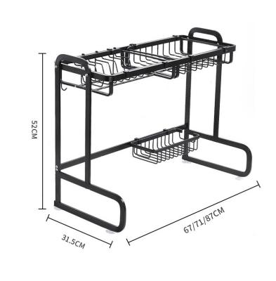 China Kitchen Accessories Kitchen Sink Shelving Rack Storage Organizer Kitchen Over Sink Storage Dish Racks Rack Drain Racks for sale