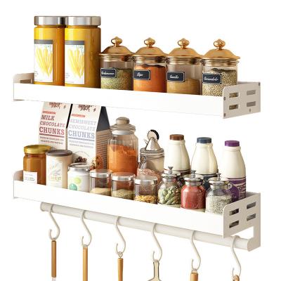 China Viable Wall Mounted Kitchen Organizer Spice Rack Shelf Storage Racks And Holders for sale