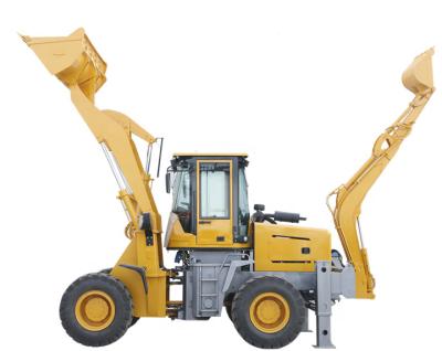 China Building Material Shop 6 Ton Front End Loader Mini Tractors With Loader And Backhoe for sale