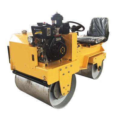 China Construction worksÂ   1 ton full double hydraulic drive comfortable ride-on road roller for sale