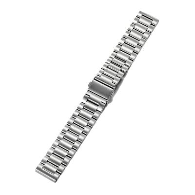 China 316L Stainless Steel 18mm 20mm 22mm 23mm 24mm Oyster Watch Band Eco-Friendly Strap Band Flat End Fit For Apple Huawei Smart Watch for sale