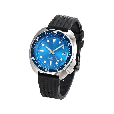 China Vintage 6105 20 Sterile Automatic Movement BLUE ATM Japan NH35A DIVER Vintage Retail 316L Stainless Steel Luminous Dial Watch for sale