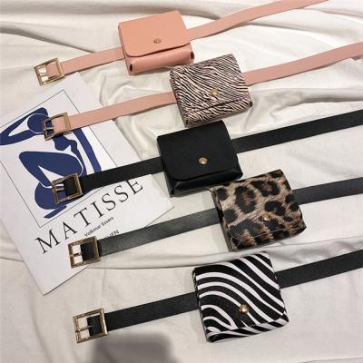 China Fashion 2022 New Ladies Mini Waist Bag Fashion Leopard Print Key Pocket Zebra Print Coin Purse for sale