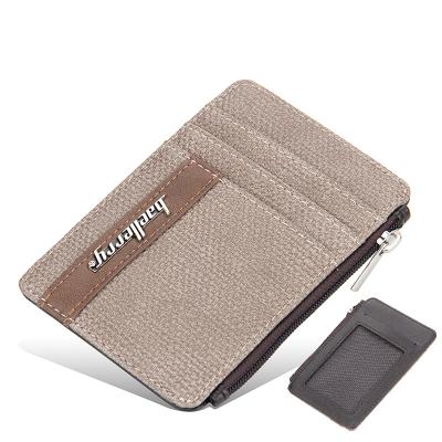 China New Korean version of the high quality 2022 men's small card holder Multi-card short ultra-thin card holder wallet for sale