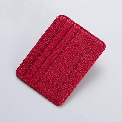 China New creative unisex large capacity waterproof solid color card holder short card holder for sale