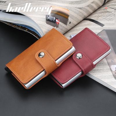 China New Style Waterproof Men's Card Holder With Automatic Spring Card Holder for sale