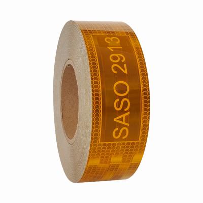 China Metalized Radium SASO 2913 Reflective Tape Stickers Custom for Warning for sale