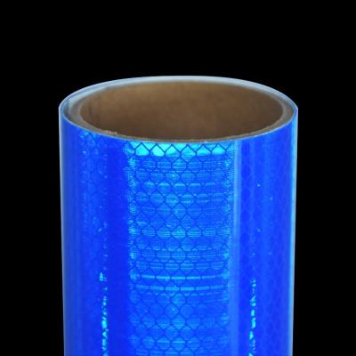 China Hoja reflectiva de diamante prismático de cubo completo azul para carreteras en venta