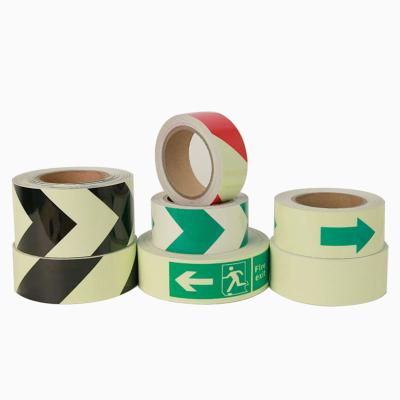 China Photo Luminescent Luminous Tape Self Adhesive Glow In The Dark Tape For Stairs for sale