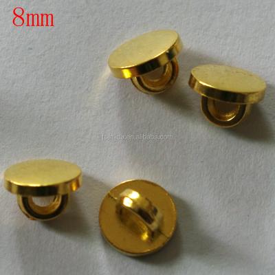 China New style 8mm metal dry cleaning sew slip button for shirt button, accessories metal bulk sewing buttons for sale