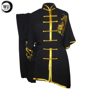 China Hot sale popular 100% polyester good quality satin kung fu uniform for wholesale for sale