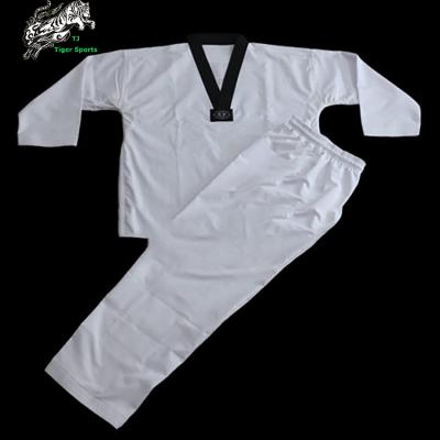 China Good Quality 100% Cotton Martial Arts Taekwondo Style WTF Uniforms for sale