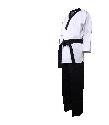 China 100% durable tkd uniform cotton material Taekwondo martial arts uniform for master for sale