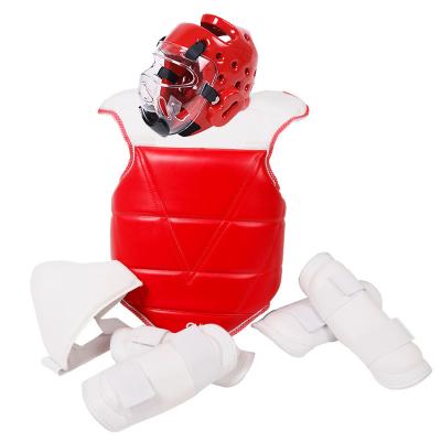 China Common Wholesale Custom Taekwondo Bodyguard Chest Taekwondo Taekwondo Adult Child Child PU Protective Gear for sale