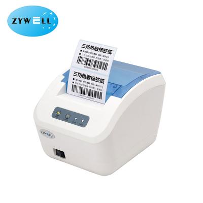 China Zywell 80mm Impresora Wholesale Black and White Labels Label Sticker Machine Thermal Printer ZY609 with Receopt Mold for sale