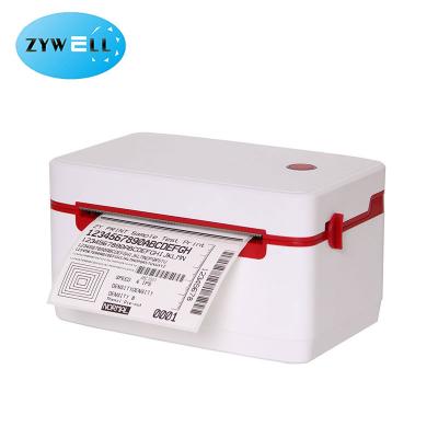 China ZYWELL New Design 4x6 Black And White Shipping Label Barcode Printer Compatible With Major Shipping Platforms for sale