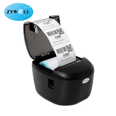 China Black and white QR code ticket wristband printer, wall-mount labeling mailing filing printer wifi thermal label printer for sale