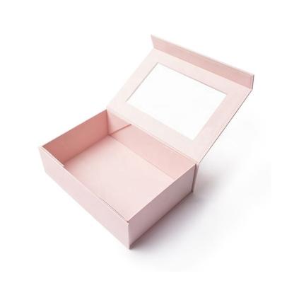 China Christmas Handmade Nesting Boxes Ornaments Box Package Clear PVC Show Plastic Clothes With Logo Collapsible Colored Cardboard for sale