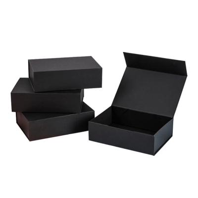 China Cheap Shape Biodegradable Foldable Cardboard Book Gift Box Packaging Box Magnetic Clothing Box for sale