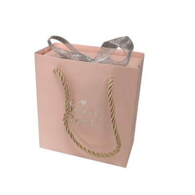 China Handmade Black Paper Bag With Clear Plastic Handles Packaging Bags Custom Your Own Logo Handle Clothing Shopping Transparent Gift for sale