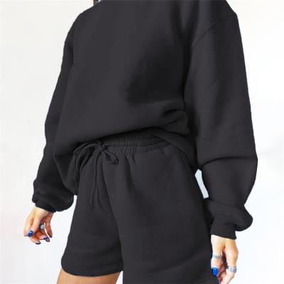 China Breathable High Quality Custom Made Sweat Suits Shorts Tracksuit Sweat Suit For Women for sale