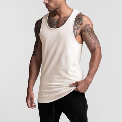 China Custom OEM Logo Pattern Men Wholesaler Vented Anti-pilling Edge Fail Outdoor Sports Gym Wear Top Tank for sale