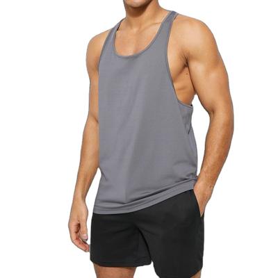 China Custom Logo Active Fitness Gym Wear Anti-Wrinkle Vest Summer Gym Graphic Tank Top for sale