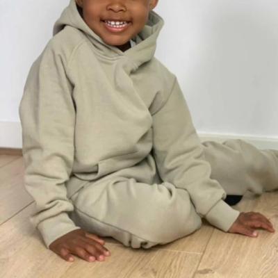 China Casual Customized Single Sweat Suits Jogging Tracksuit Child Track Sweat Suit Sweatsuit Jogger Set For Kids for sale