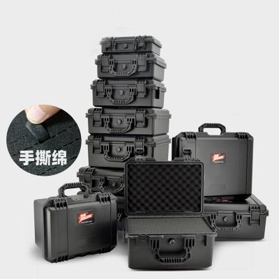 China Factory price dustproof shockproof waterproof plastic case equipment dustproof shockproof tool case with foam and handle for sale