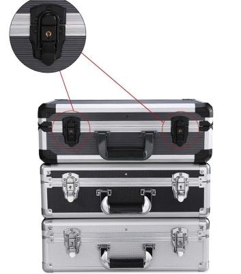 China Precision tool or equipment aluminum transport tool case with shoulder belt for sale