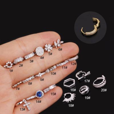 China New Design Easy Tiny Little Huggies Cartilage Small Helix Circle Hoop Piercing Earrings for sale