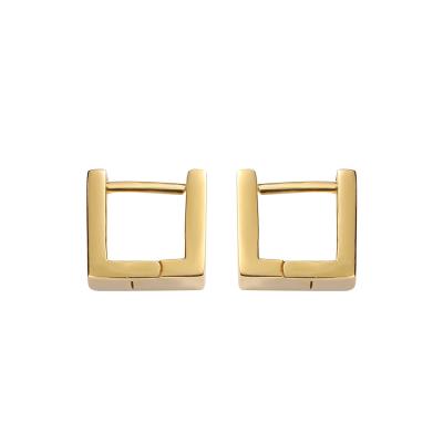 China 925 Sterling Silver Luxury Jewelry 2022 FASHIONABLE Trend Minimalism Square Dangle Earrings for sale