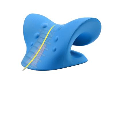 China Portable Handheld Neck Shoulder Chiropractic Relaxer Support Traction Pillow Cervical Stretcher For Pain Relief for sale