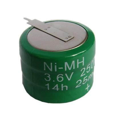 China 250mAh NI-MH button cell pack for sale