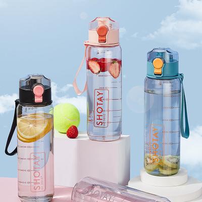 China BPA Free Type Plastic Sustainable Drinkware Sports Plastic Protein Sport Cup Gym Sport Water Bottle for sale