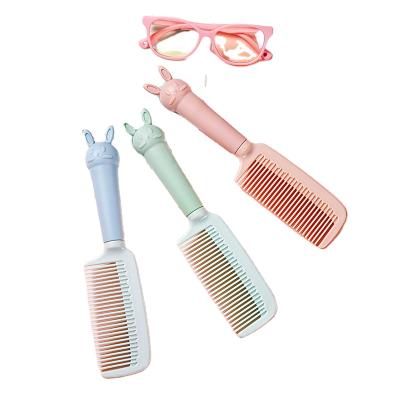 China Cute Waterproof Salon Hair Brush Anti Static Comb Cheap Personalized Hair Comb Extra Fine Tooth Flat Rattail Styling Cute Comb for sale