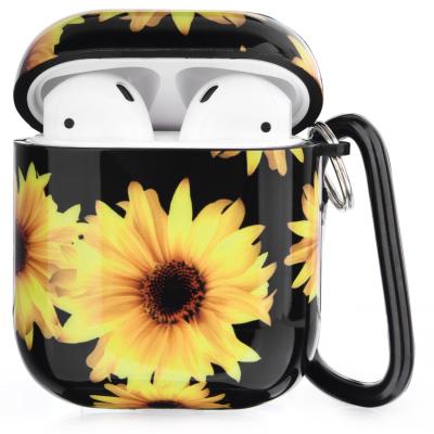 China For earbuds 2020 Hot Soft Case New Pretty TPU IMD For Airpod IMD Case Sunflower for sale