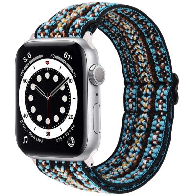 China Soft Breathable Strap Replacement Strap Apple Watch Strap Sports Strap Buckle Nylon Wrist Watch Band Replacement Strap For iWatch Strap Series 5 Watch Band 4 3 42mm 44mm for sale