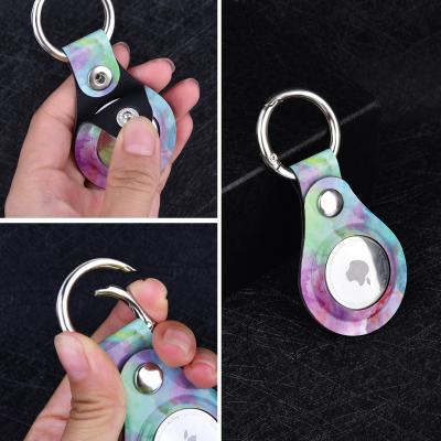 China portable custom keychain Anti-drop clip holder air tag protective tpu case cover for airtag tracker for sale