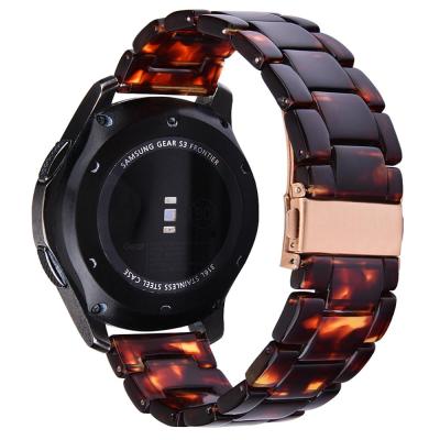 China New Fashion Design Marble Pattern Resin Watch Bands For Samsung Watch Band, For Samaung Gear S3 Straps for sale