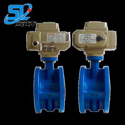 China SS304 SS316 SS316L Flange General Butterfly Valve With Intelligent Electric Actuator for sale