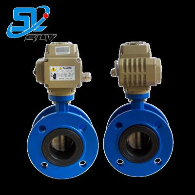 China General Motor Controlled Drive Flange Electric Butterfly Valve for sale